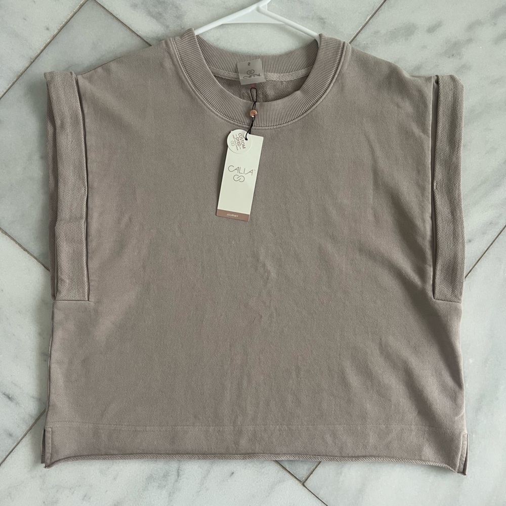 CALIA Women's Taupe Sweatshirt